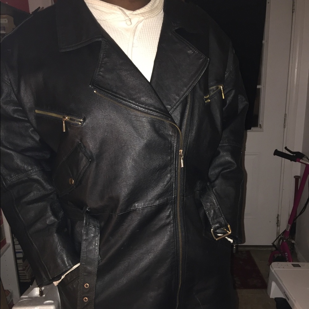 Leather jacket